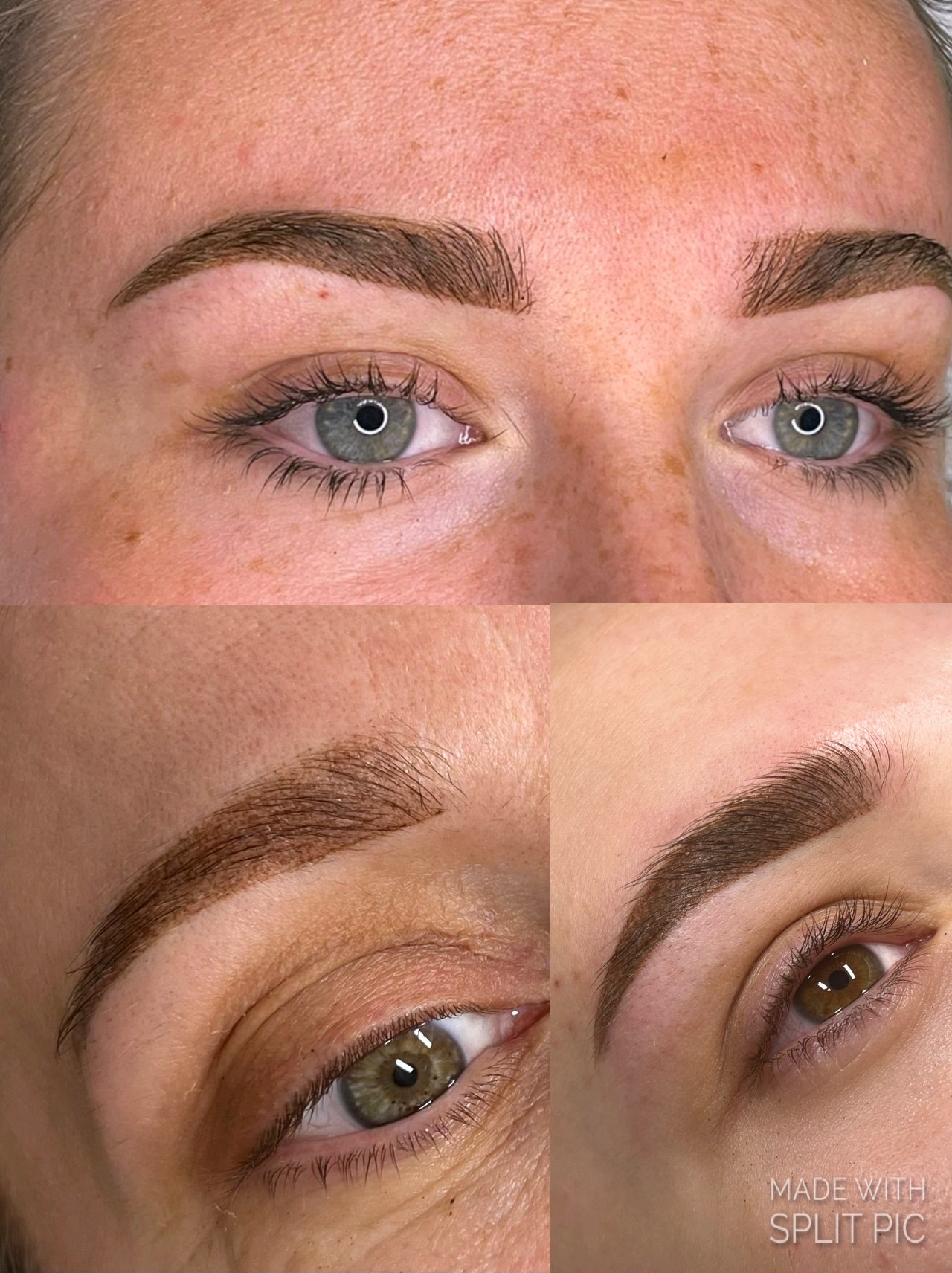 Powder eyebrows are a semi-permanent makeup technique that gives your eyebrows a misty, powdered effect, similar to wearing makeup.